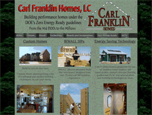 Tablet Screenshot of carlfranklinhomes.com